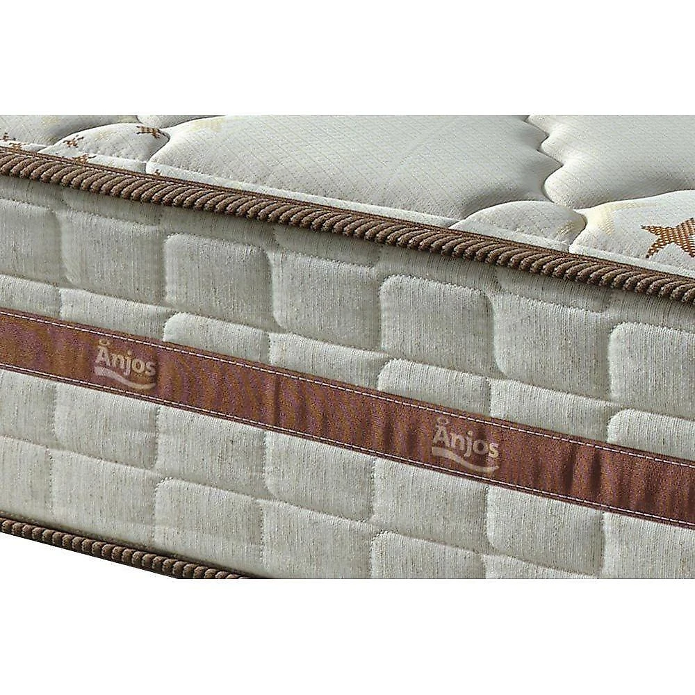 Cama Box Solteiro: Colchão Molas Masterpocket Ensacadas Classic + Base Crc Courano White (88x188)