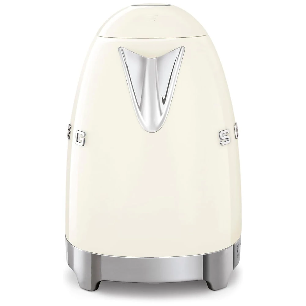 Chaleira Elétrica Smeg 50s Retro 1,7 Litros Inox com Controle de Temperatura, Display LED e Função Manter Aquecido