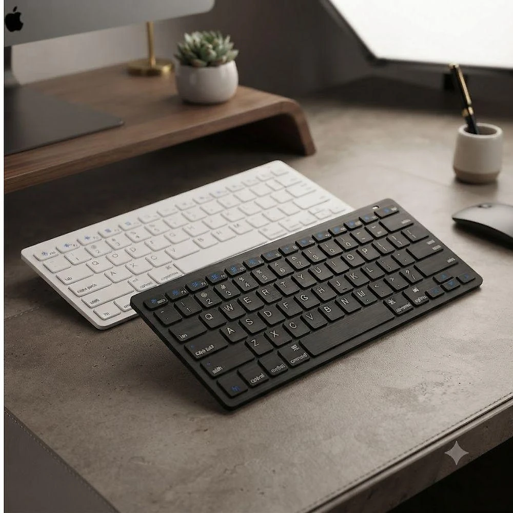 Teclado Bluetooth LAY-174 Conexão Estável Design Ultrafino Cinza Lehmox