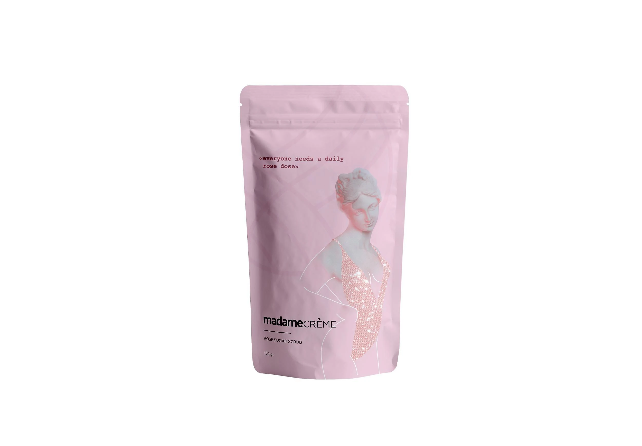 Miniatura Rose Sugar Scrub Madamecrème Esfoliante Natutal 150G
