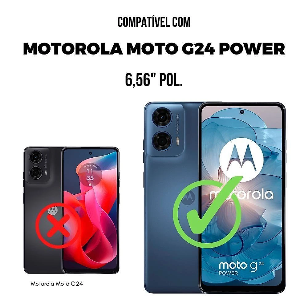 Película para Celular Gshield Antiblue para Moto G24 Power com Bloqueio de 99% da Luz Azul 1 Unidade