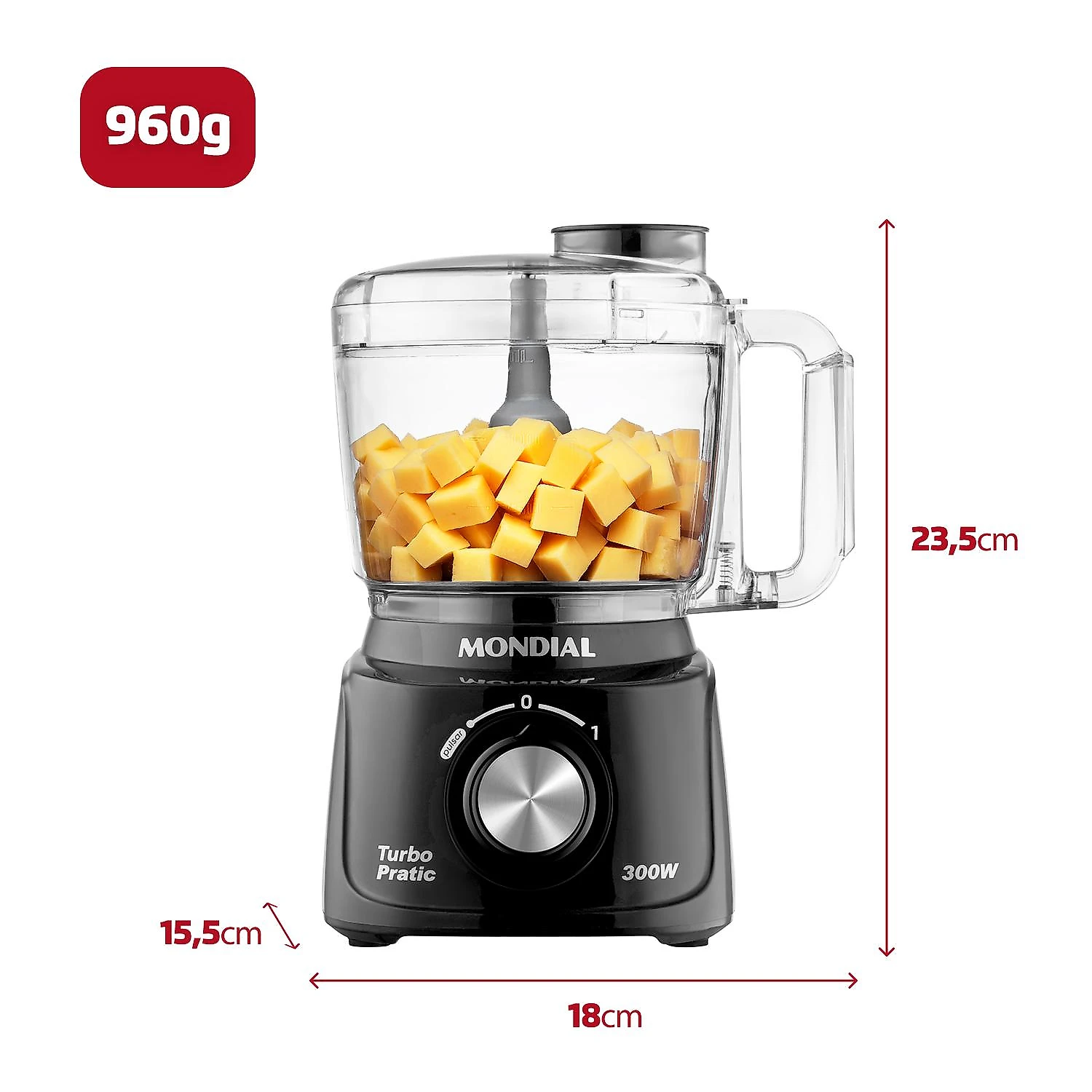 Processador Mondial MP16 Preto 220V 220V