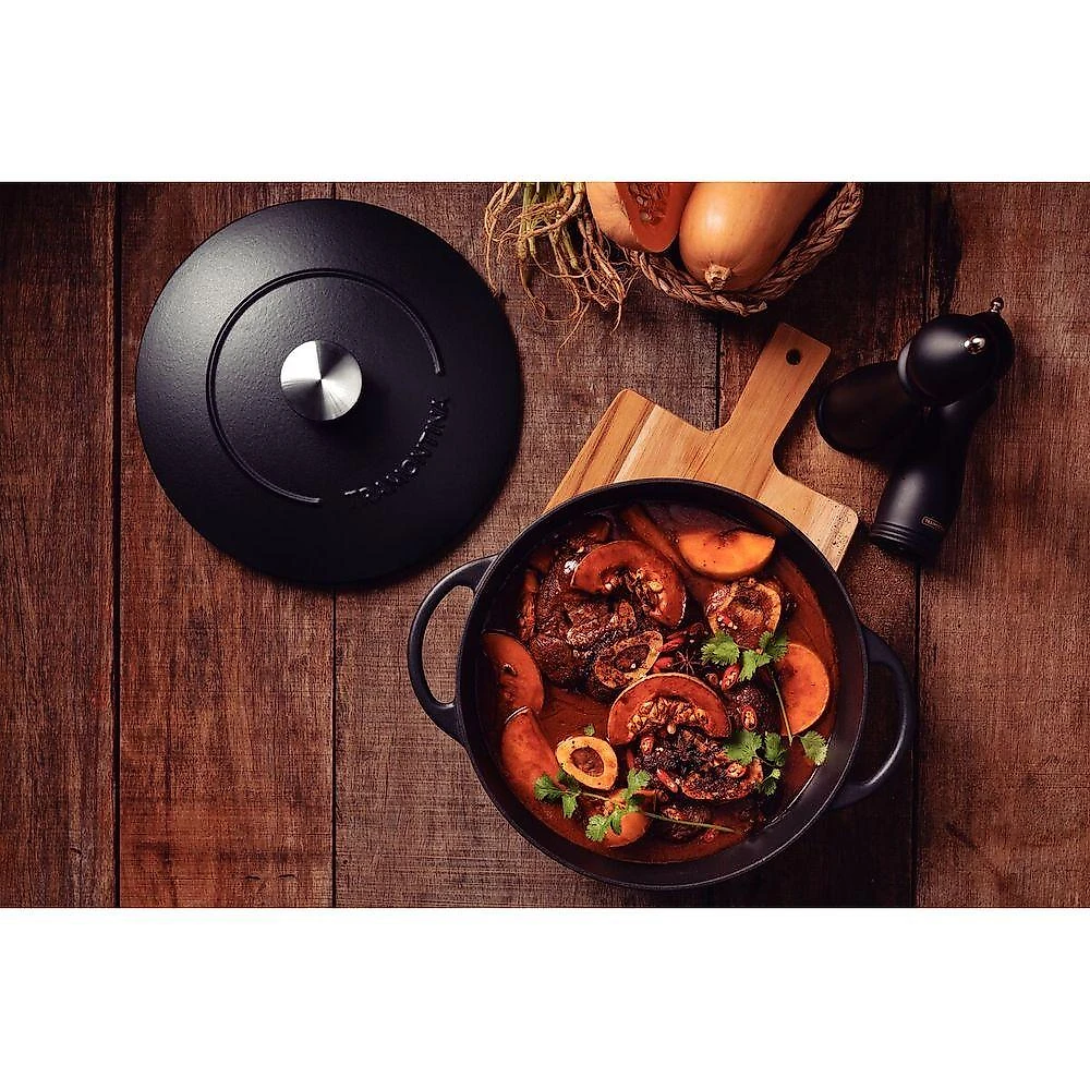 Fritadeira Tramontina Trento Em Ferro Esmaltado Com Revestimento Interno Em Antiaderente Starflon Excelent 28 Cm 4,1 L