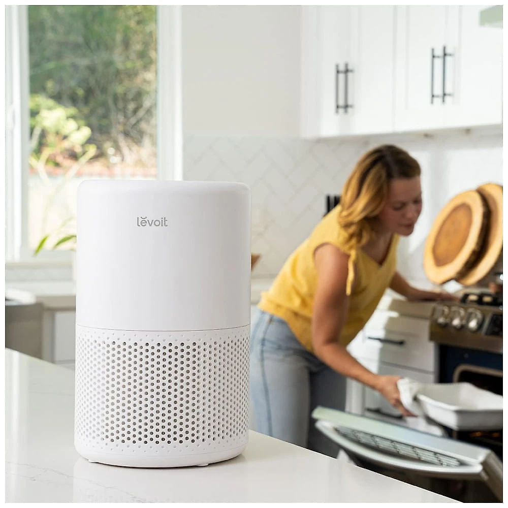 Purificador de Ar 3 em 1, para Ambientes até 85m² com Controle por APP e Silencioso que Remove Fumaça, Poeira e Mofo, 110V 26W, LEVOIT, Branco 110v