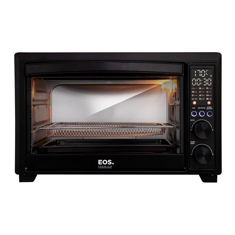 Forno e Fritadeira Air Fryer EOS 38 Litros Digital Premium All Black EAF40APD 220V