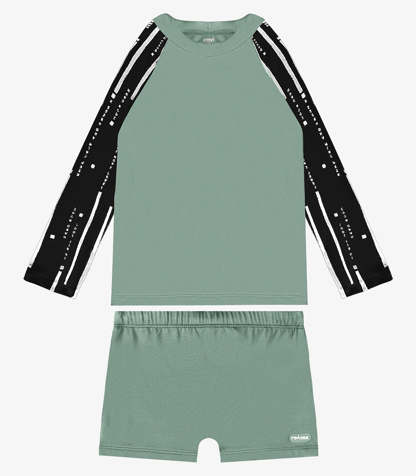 Conjunto Verão Menino Manga Longa Rovi Kids Verde