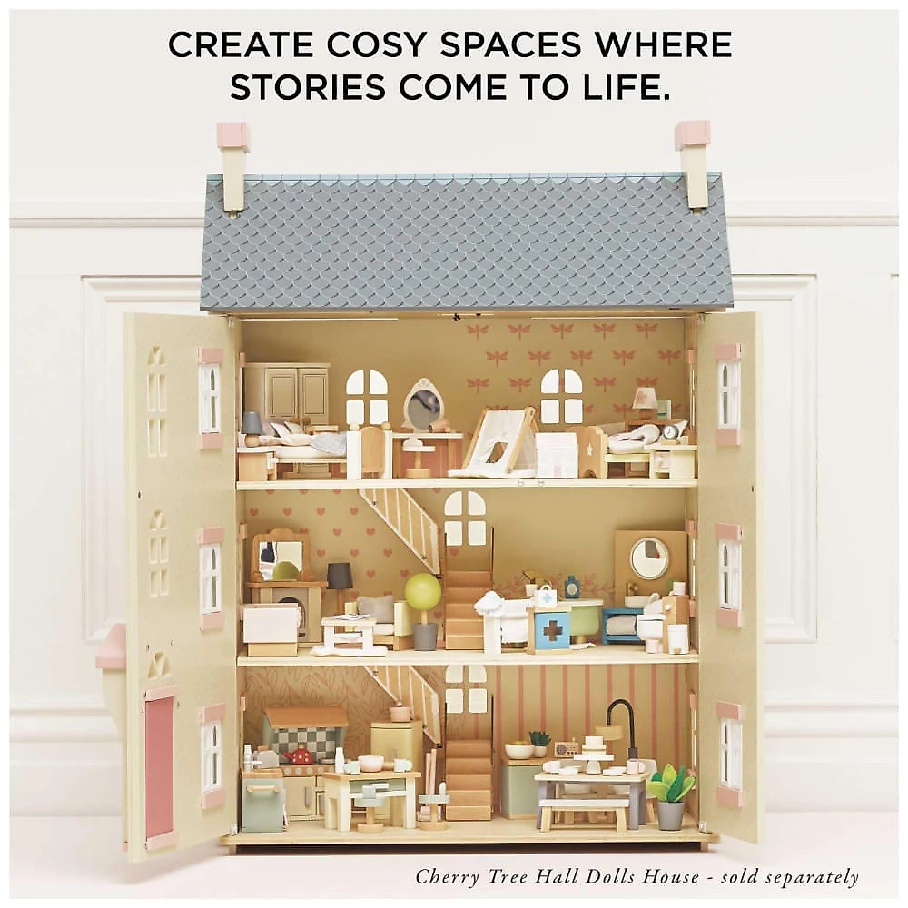 Conjunto de Móveis para cozinha de Casa de Bonecas Le Toy Van Daisylane ME059 110v