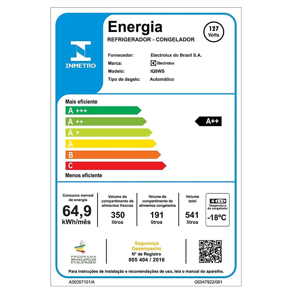 Refrigerador Multi Door Electrolux de 04 Portas Frost Free com 541 Litros FlexiSpace Inox Espelhado - IQ8WS 110