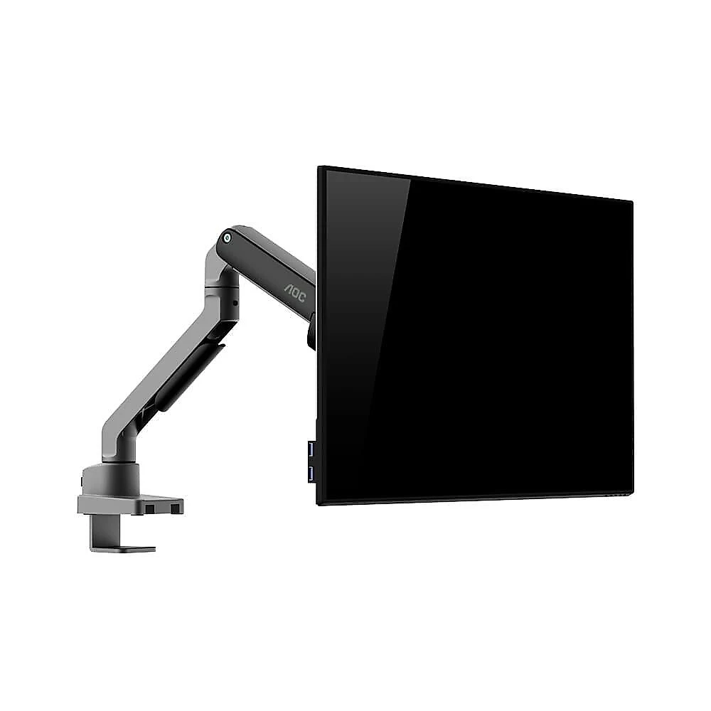 Suporte de Mesa para Monitor de 17" a 32" AOC AM200, Ajustes com Mola Mecânica, Cinza e Preto - AM200H2