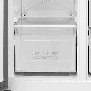 Geladeira Midea Side by Side MDR-S598FGA041 Frost Free com Painel Touch, Função Turbo e Conectividade Via App- Cor Inox Claro - 442 litros 110V