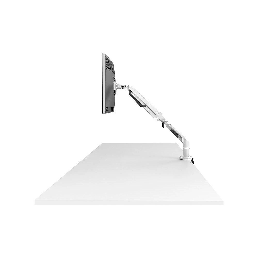 Suporte de Mesa Articulado para Monitor de 17" a 36" FlexiSpot MA8, Ajustes com Pistão a Gás, VESA, Branco - MA8W