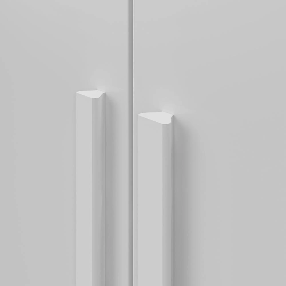 Guarda-Roupa Casal com Espelho 6 Portas 180cm Multimóveis Branco