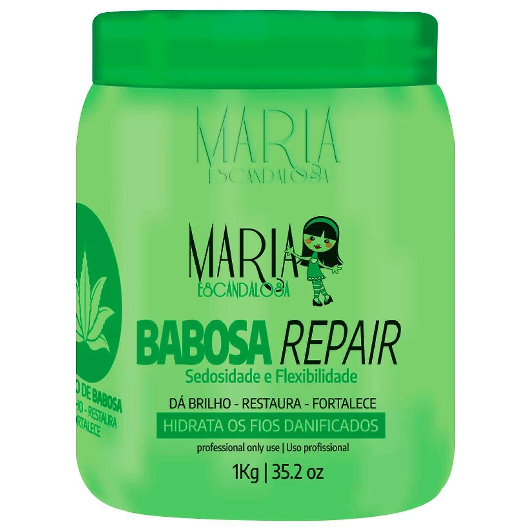 Miniatura Kit Escova Progressiva Maria Escandalosa + Babosa 1Kg Novo - Alisamento capilar - Maria Escandalosa - Maria escandalosa - Kit Escova Progressiva Maria .