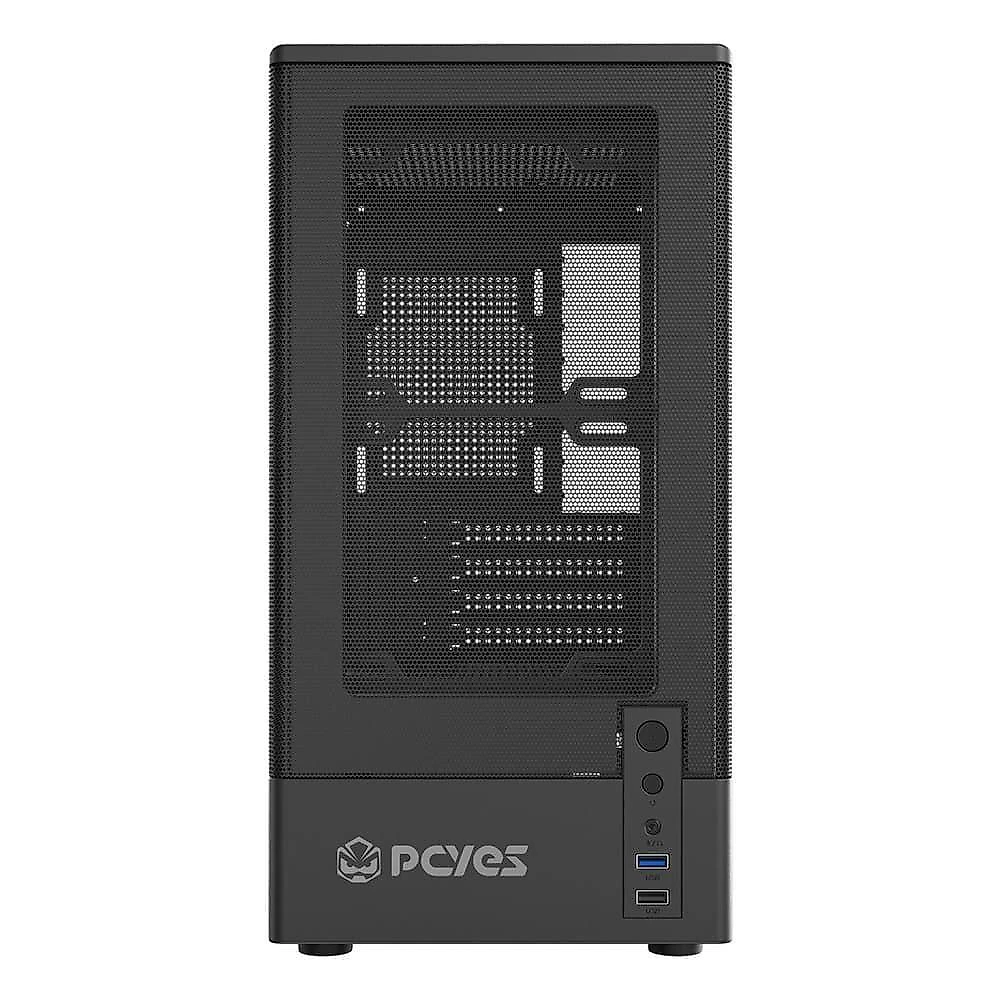 Gabinete Gamer Kauri Black Vulcan GKRIBV Mid Tower Mini ITX Micro ATX Preto Pcyes