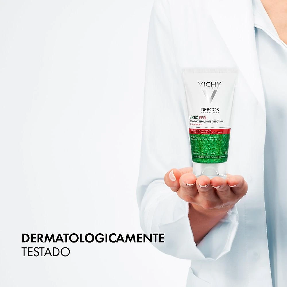 Vichy dercos micro peel - shampoo esfoliante anticaspa 150ml
