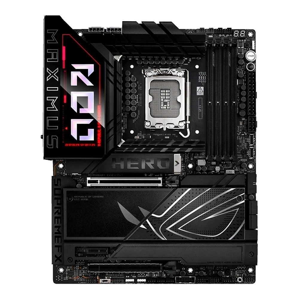 Placa-Mãe ASUS ROG Maximus Z890 Hero, Intel, ATX, Z890, DDR5, WiFi, Preto - 90MB1ID0-M0EAY0