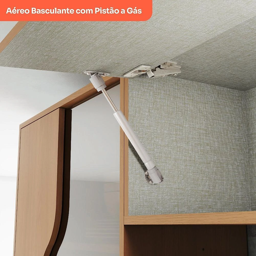 Cozinha Completa 9 Peças com Torre Quente para 1 Forno Venaly Cinamomo/Off White