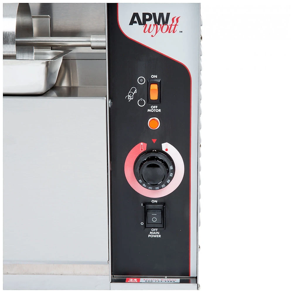 Torradeira Grill de Pão Vertical APW Wyott 3TM335208 com 3 Aberturas 208V