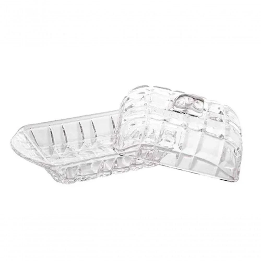 Manteigueira C-tampa De Cristal Lyor 17x10.5x8cm