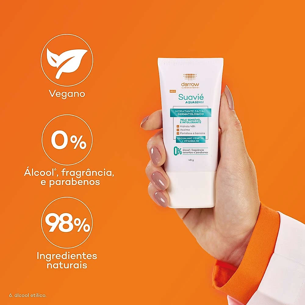 Hidratante Facial Darrow - Suavié Aquasensi Pele Sensível 40g