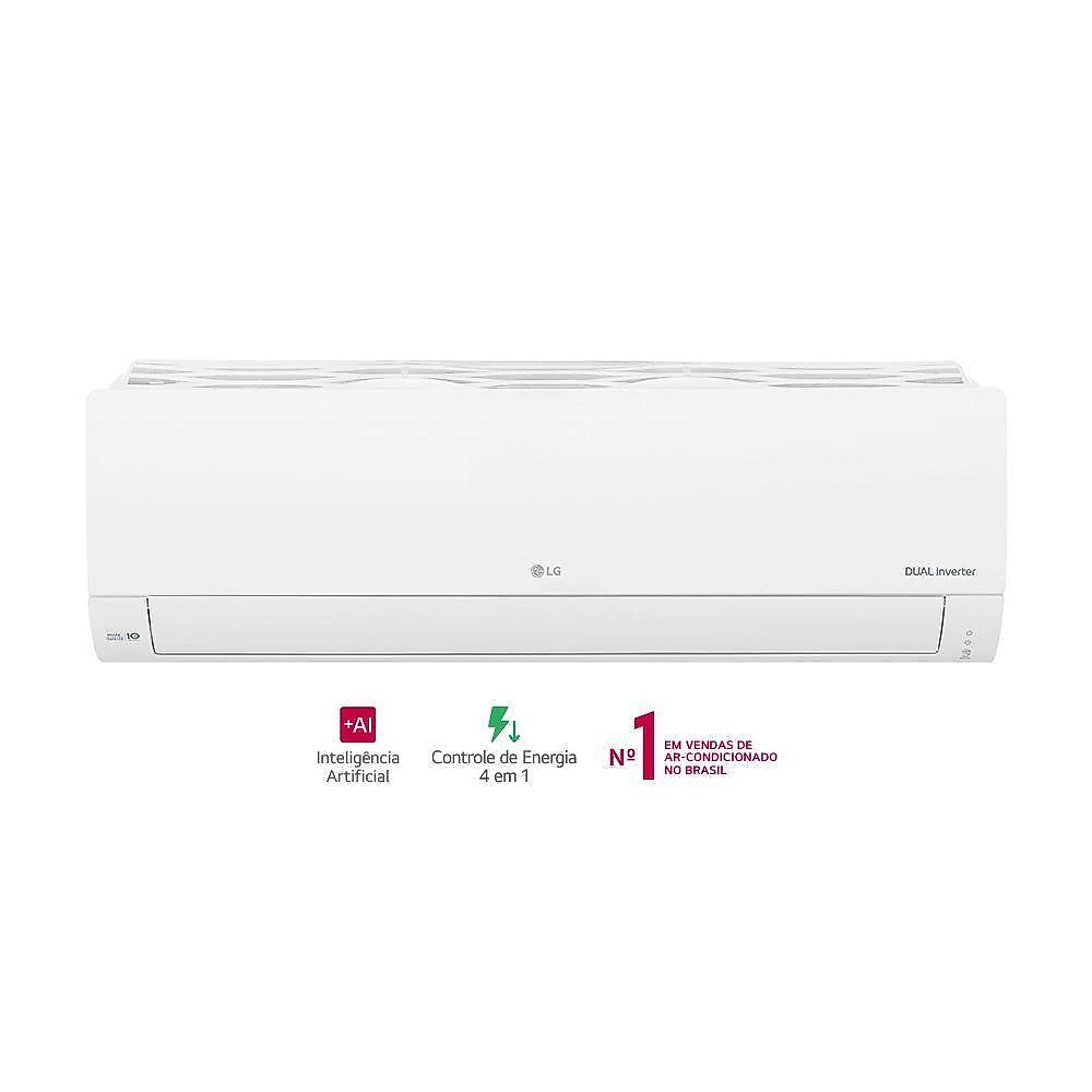 Ar condicionado lg dual inverter compact +ai 18000 btus quente e frio 220v s3-w18klqal