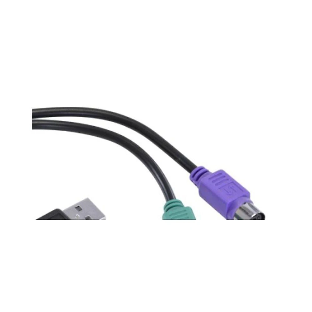 Cabo Adaptador PS2 para USB 30cm sem Drivers Preto Vinik