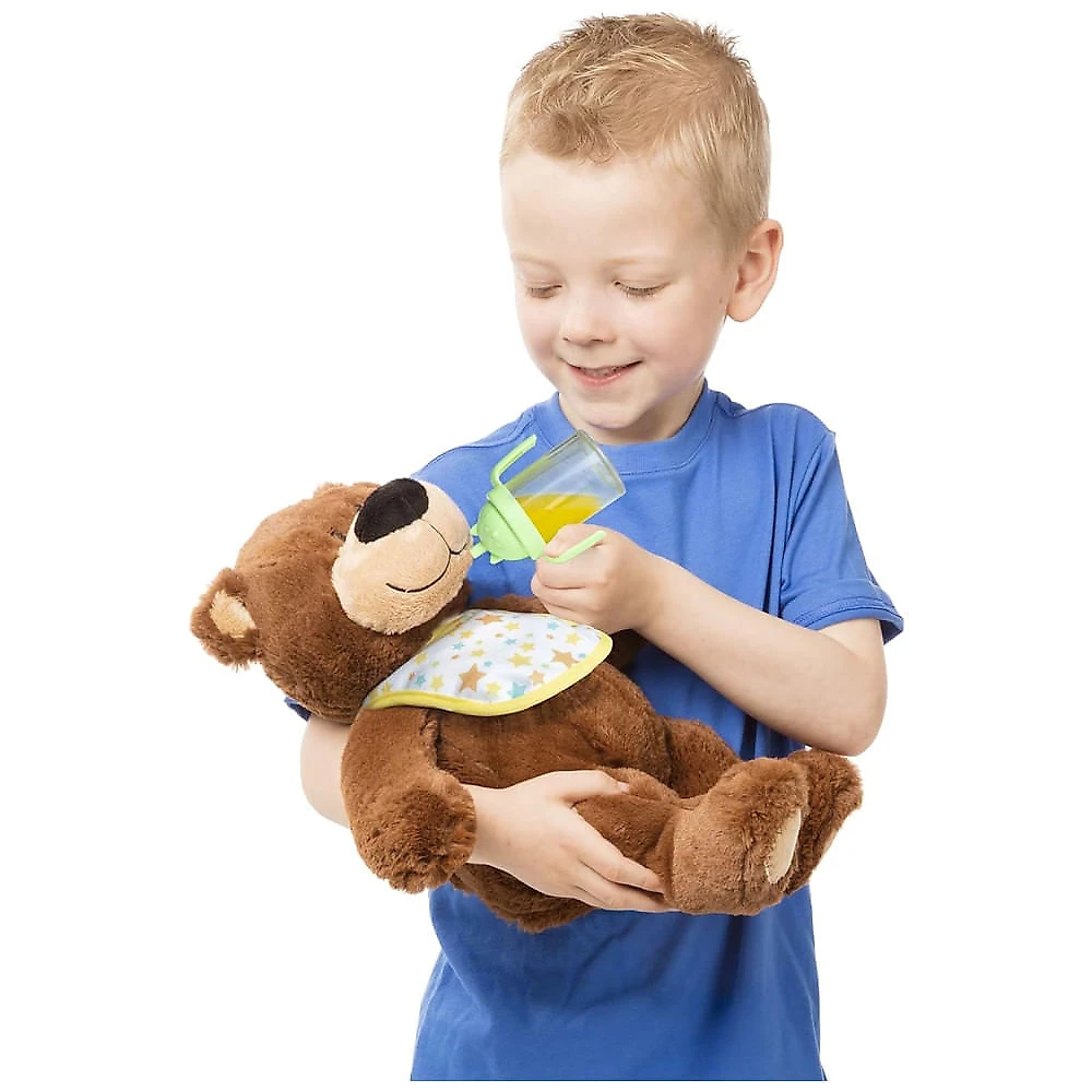 Kit Simulação de Alimentação de Bonecas com 24 Peças para Crianças Acima de 3 Anos, Melissa & Doug