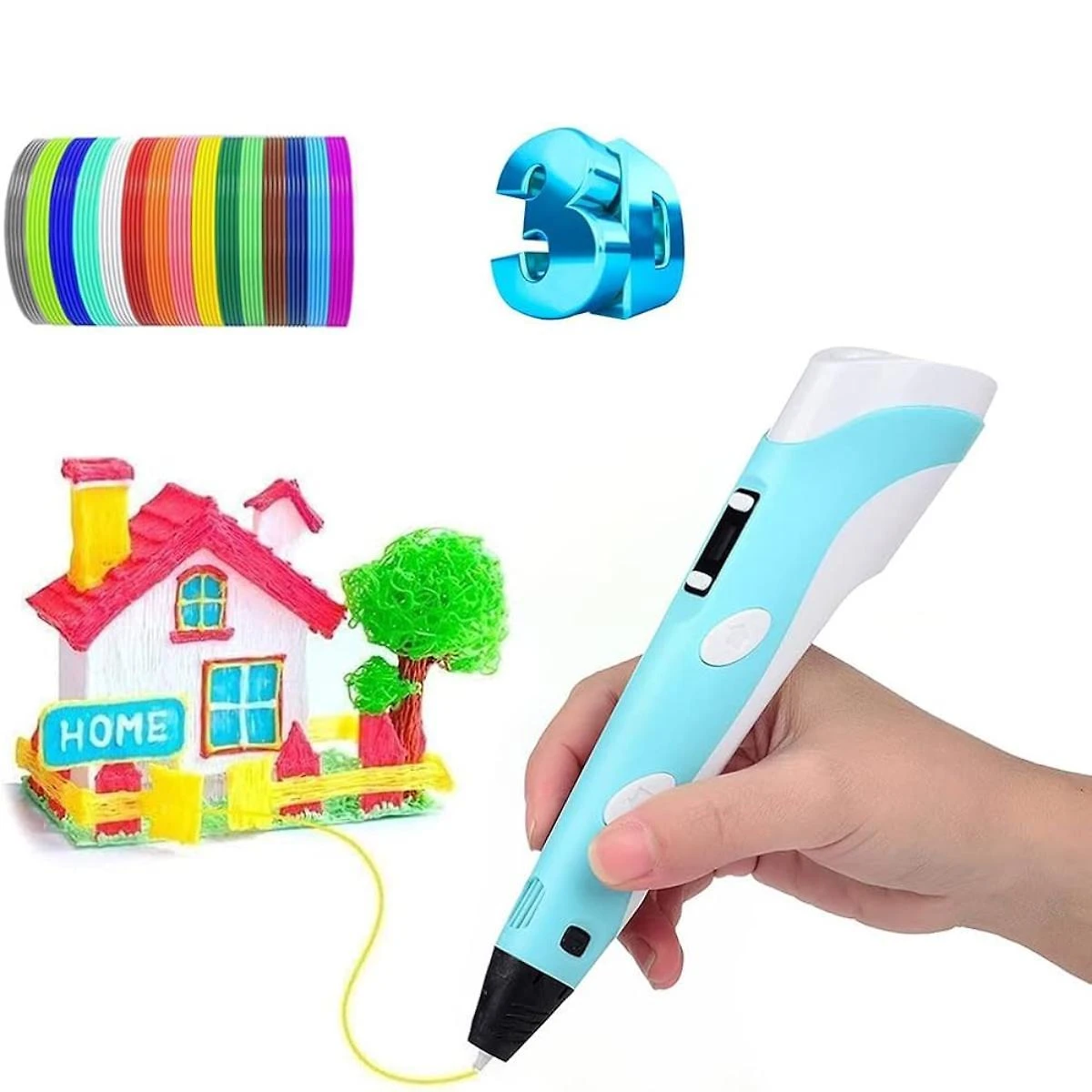 Miniatura Caneta 3D Infantil Para Brinquedos 3D