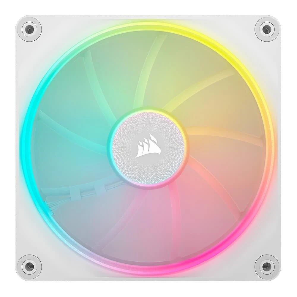 Kit com 2 Ventoinhas Corsair LX RGB Series, iCUE LINK LX140, 140mm, Branco - CO-9051032-WW