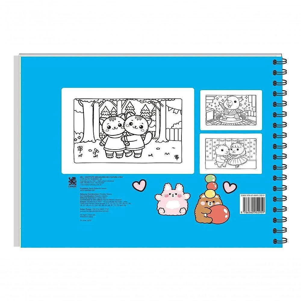 Livro De Colorir Cute & Comfy Super Extra Capa Dura Edição 7