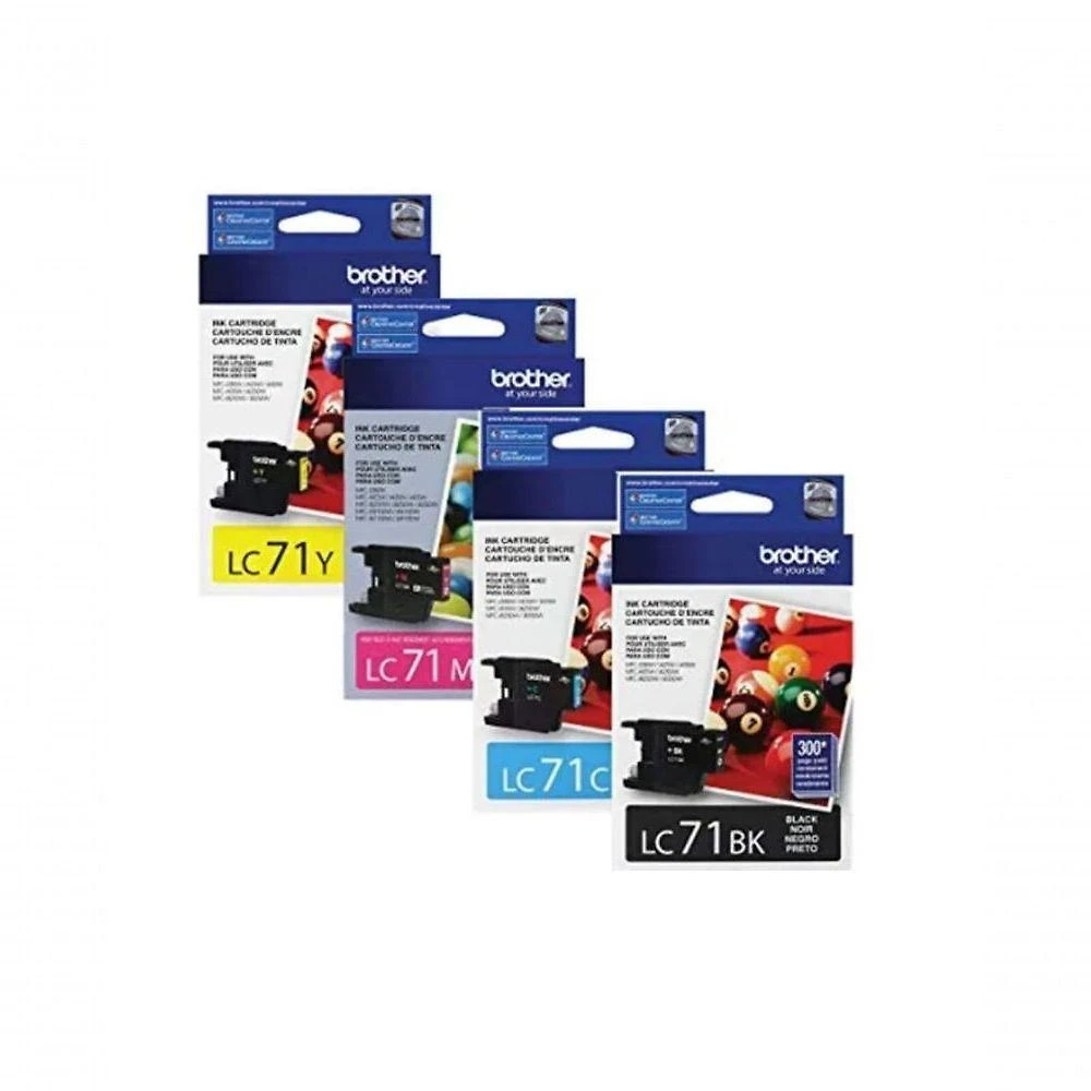 Cartucho Brother Kit Lc71 4 Cores