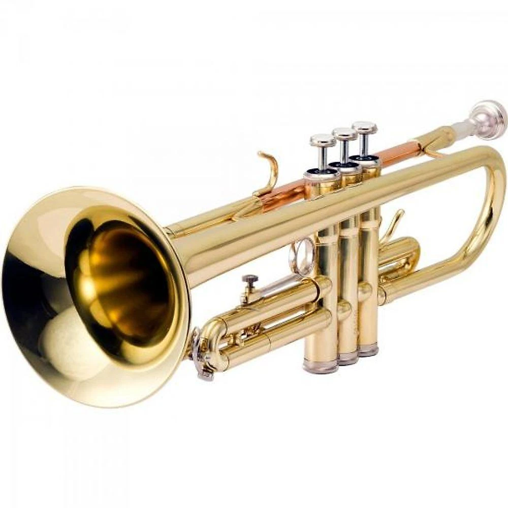 Trompete Harmonics HTR-335L Afinação Si Bemol 3 Pistões Dourado