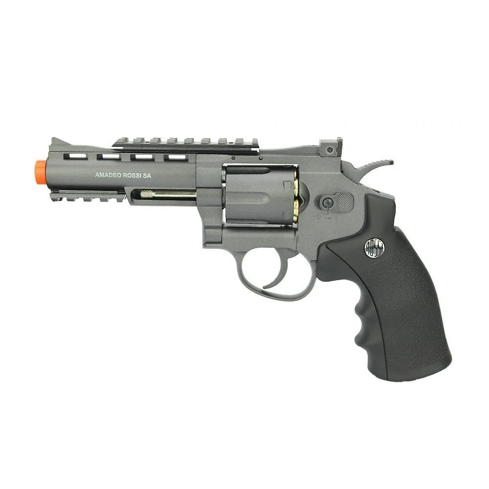 Miniatura Revolver 38 Airsoft Co2 6 Tiros 4 Rossi Full Metal 6.0