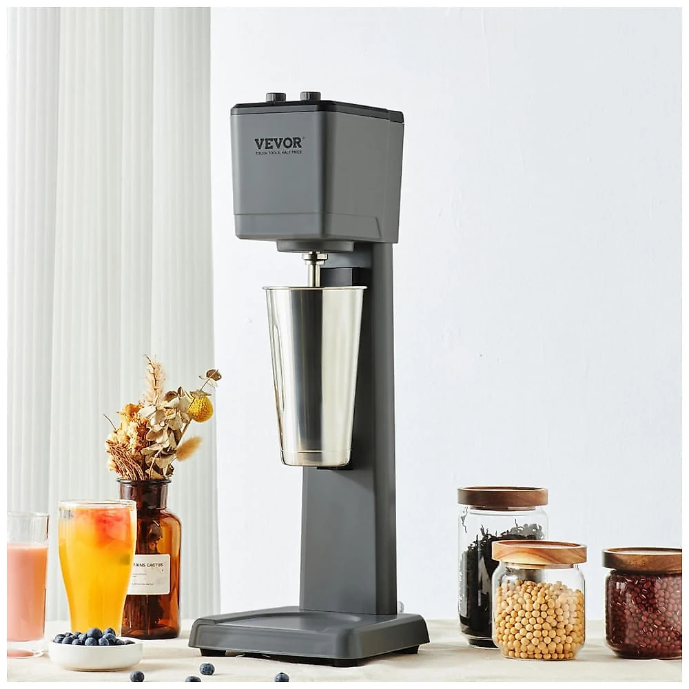 Mixer de Milkshake VEVOR Inox 820ml 3 Velocidades Misturador Comercial 110V