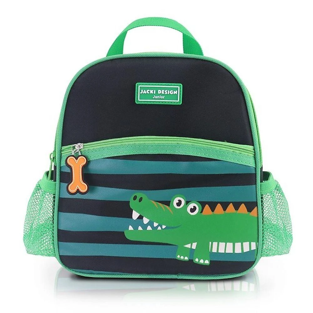 Conjunto De Mochila De Rodinha, Lancheira Térmica, Pote E Garrafa Pimpolhos Verde
