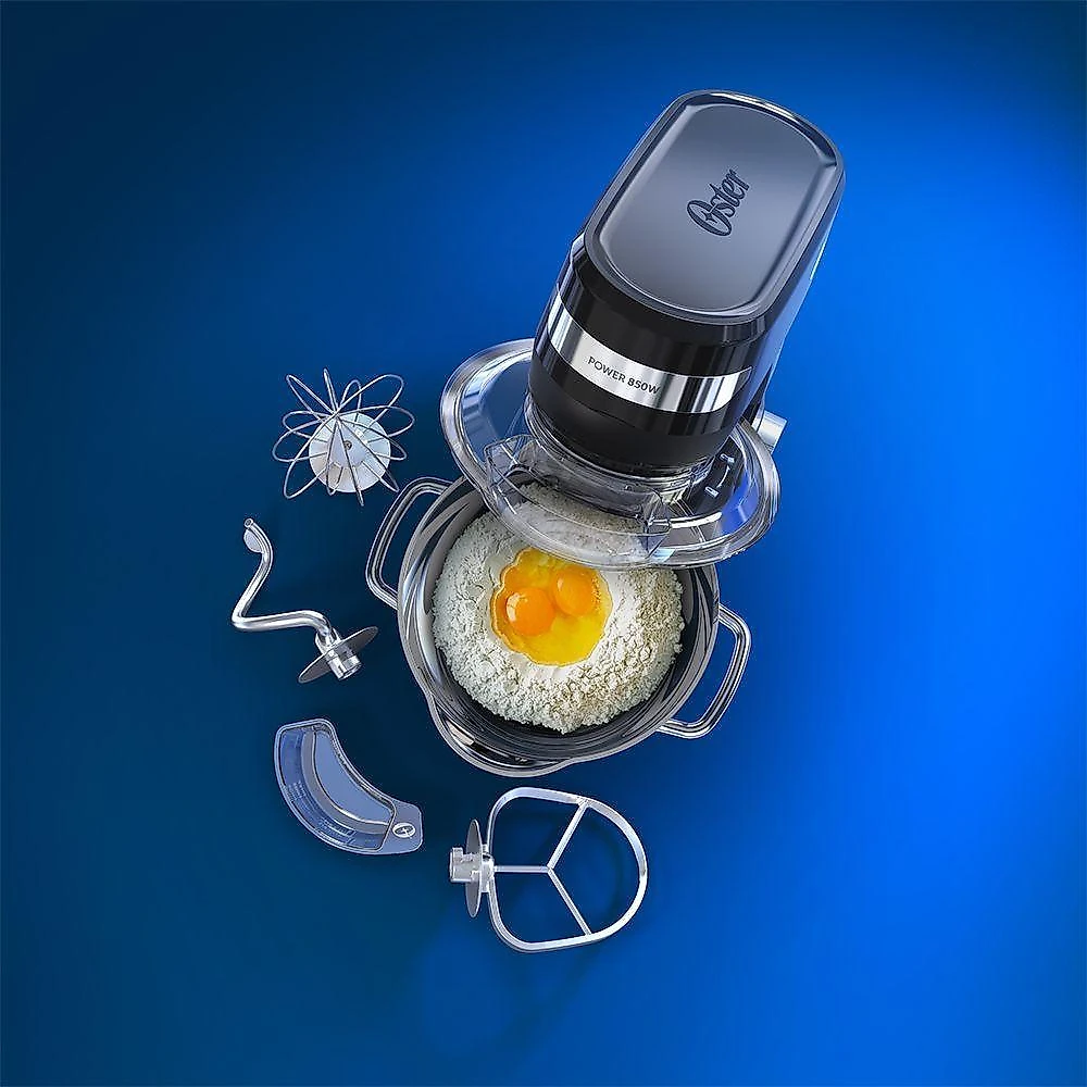 Batedeira planetária oster 4l 850w preto/inox 220v obat641-220