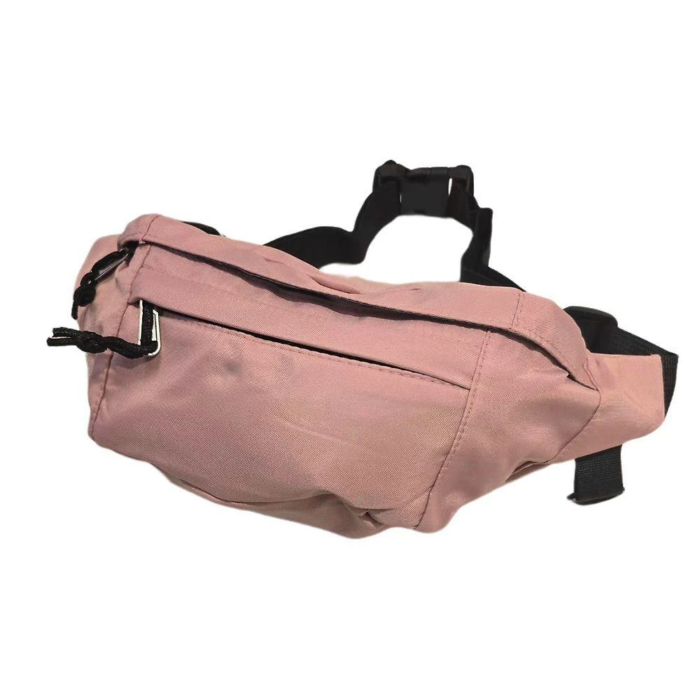 Pochete Bolsa Grande Transversal Ajustável Lisa Celular Dinheiro Rosa