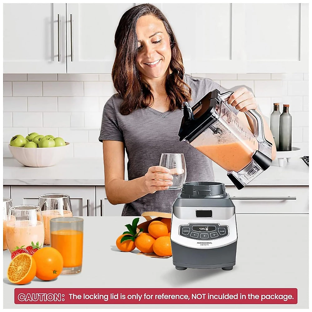 WARDFYT Jarra de Substituição XL 2,13L Compatível com Liquidificadores Ninja BL660 BL740 Modelos Profissionais