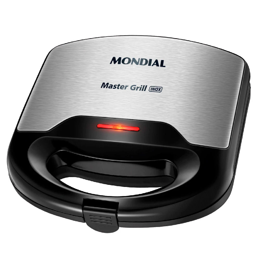Sanduicheira e Grill Mondial Master S-20 Preto/Inox - 750W 110V