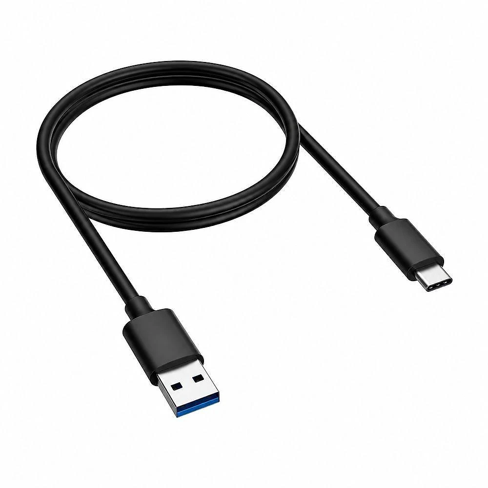 Cabo USB para USB C MDM Turbo 1 Metro Preto Fosco Carregamento Rapido e Dados 1 Unidade