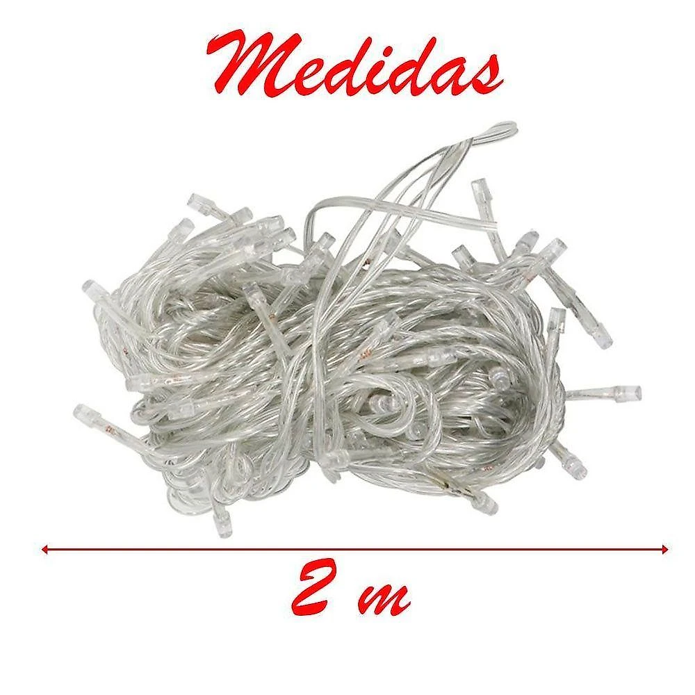 Pisca Cordão De Luz Fio De Luzes Led Colorido 2 Metros