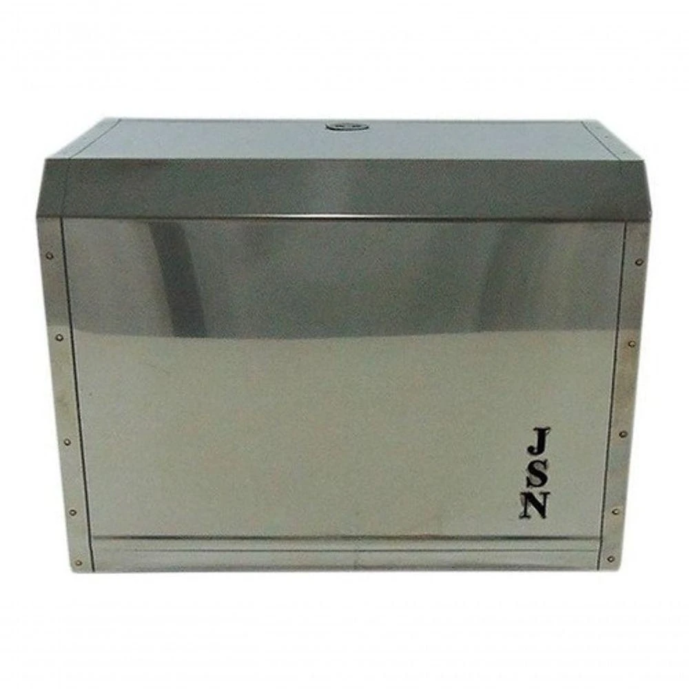 Porta Papel Toalha M1i em Aço Inox 430 com Abertura Frontal para Folhas Interfolhadas Inox Higipack