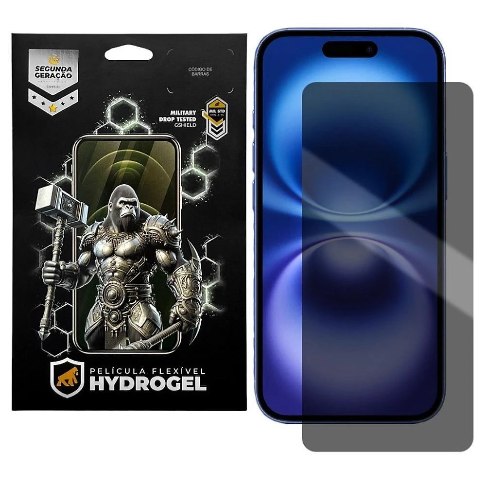 Película Para Iphone 16 Plus - Privacidade Hydrogel - Gshield