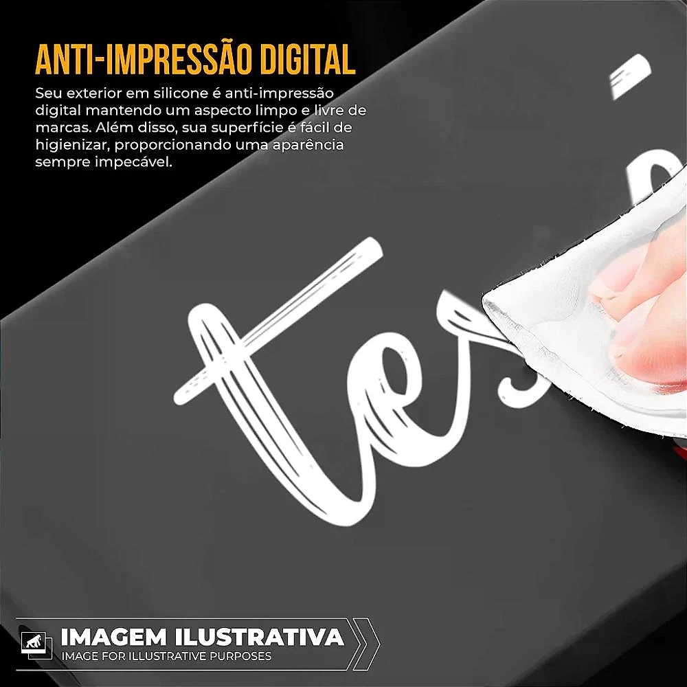 Capa para iPhone 17 Pro - Silicon Premium Preta - Gshield