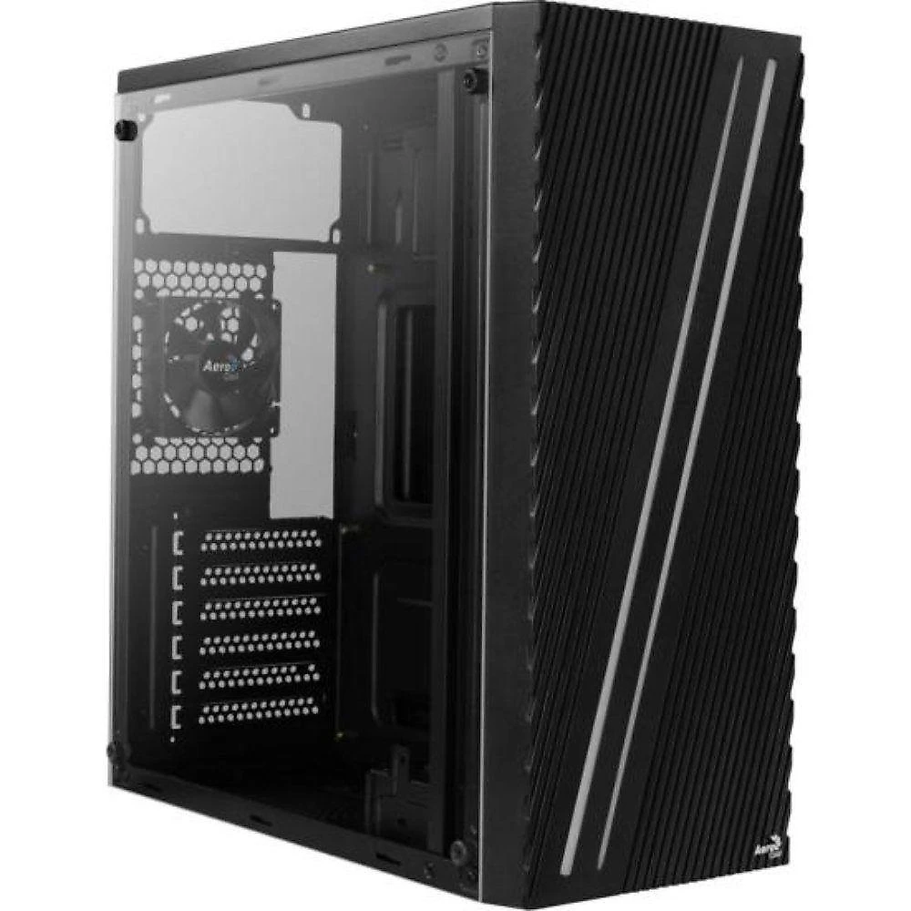 Gabinete Gamer Streak Mid Tower ATX SPCC com RGB Preto Aerocool