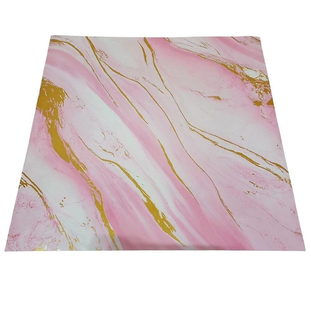 Papel de Parede Autocolante Marmore 3D Moderno PVC Adesivo Removível Roxo Leva Pra Malhar Kit 10