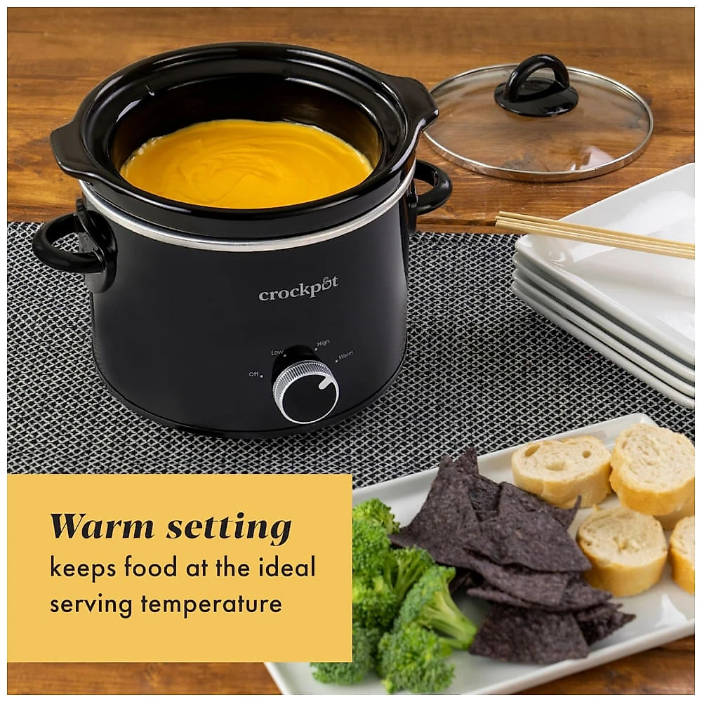 Panela Elétrica de Lento Cocção Crockpot 1,89 litros - Preta