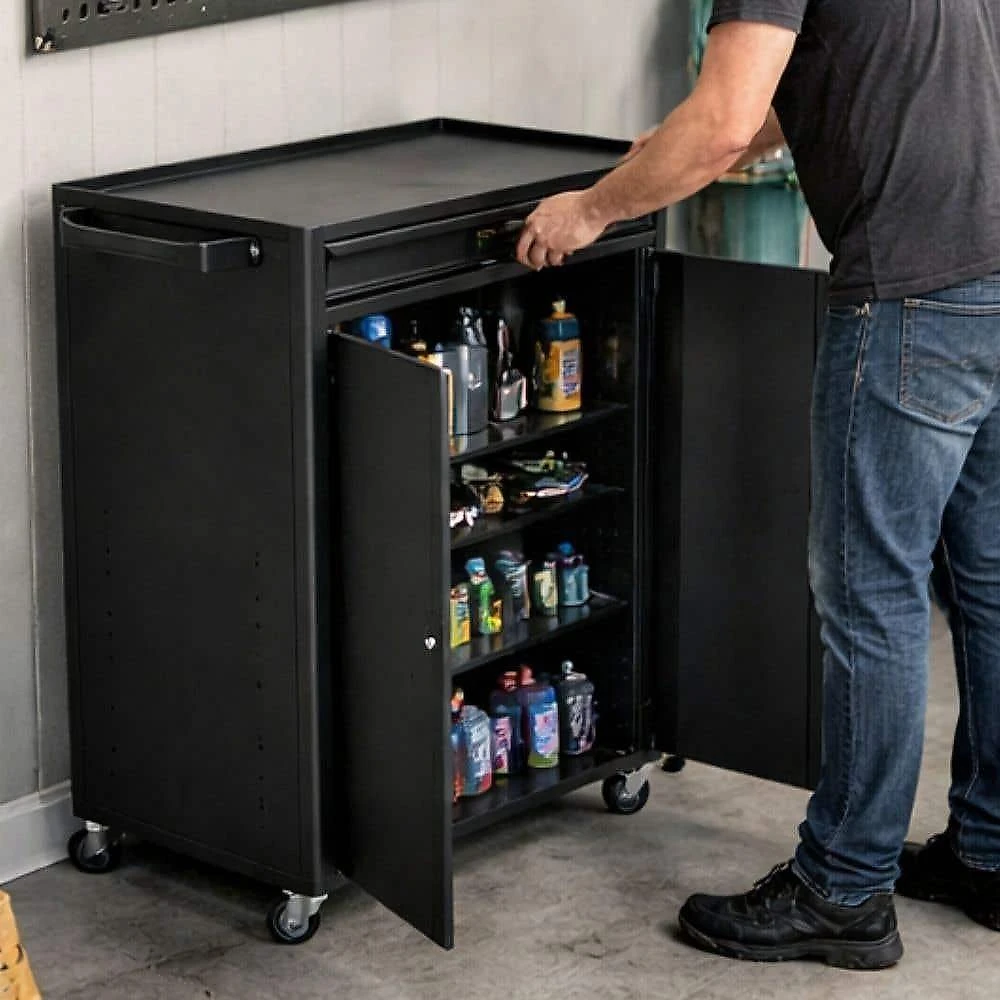Rack Fechado para Computador EVNR-2 com 1 Gaveta Aço Carbono EVALD