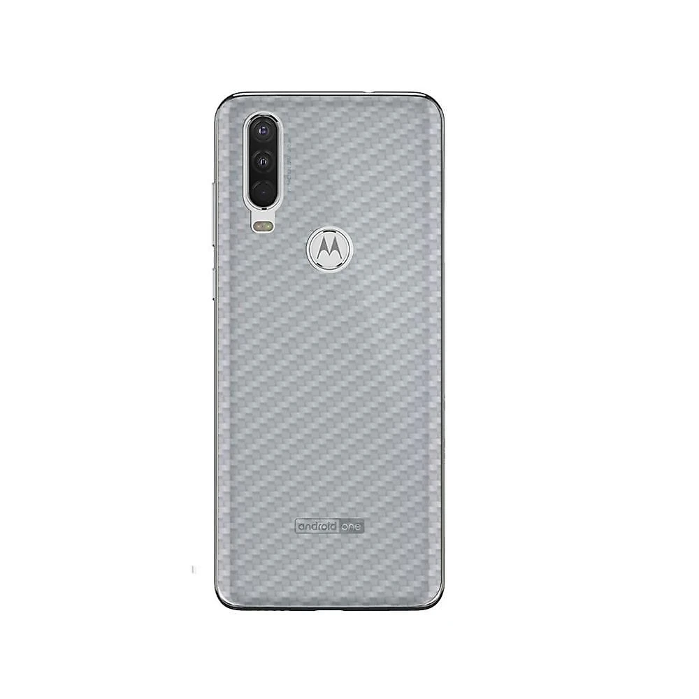 Película Traseira De Fibra De Carbono Transparente Para Motorola One Action - Gorila Shield