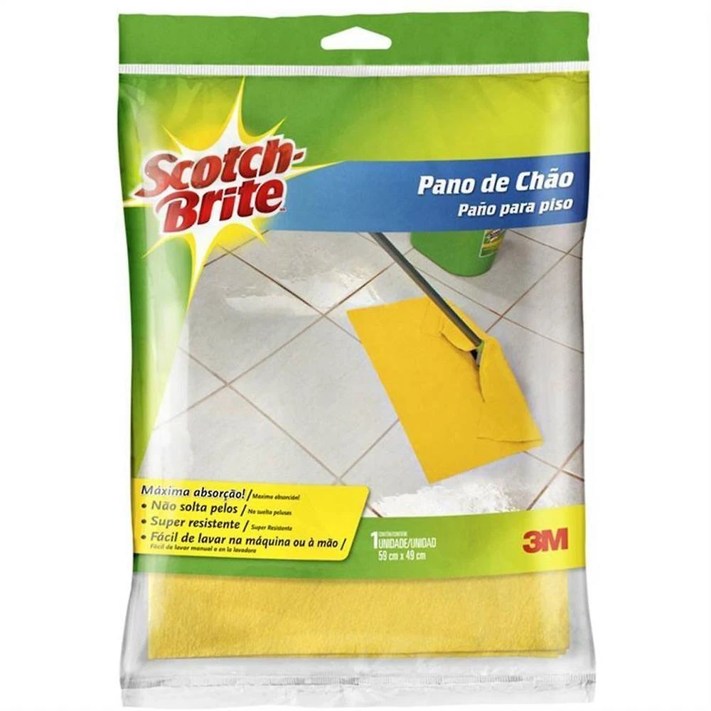 Pano Para Chão Scotch Brite 59x49cm - Hb004262182 - 3m Pano Scotch Brite P-chao 59x49cm 3m Hb004262182